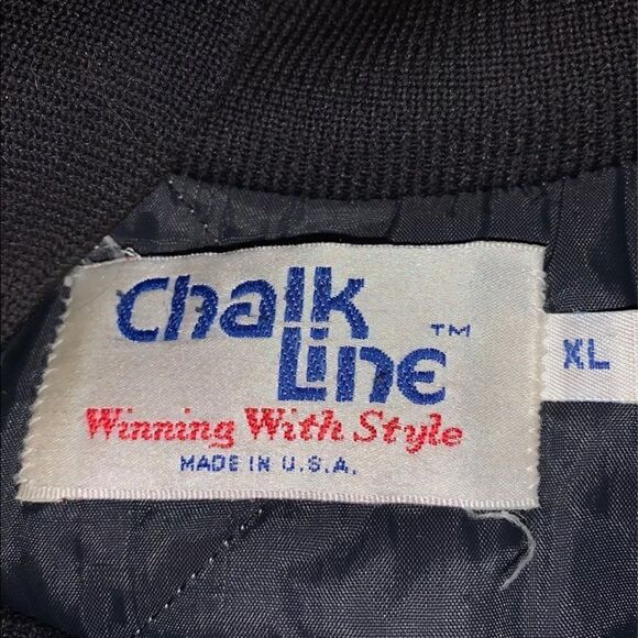 Vintage Cincinnati bengals chalkline style starter like jacket bomber varsity - Picture 4 of 4